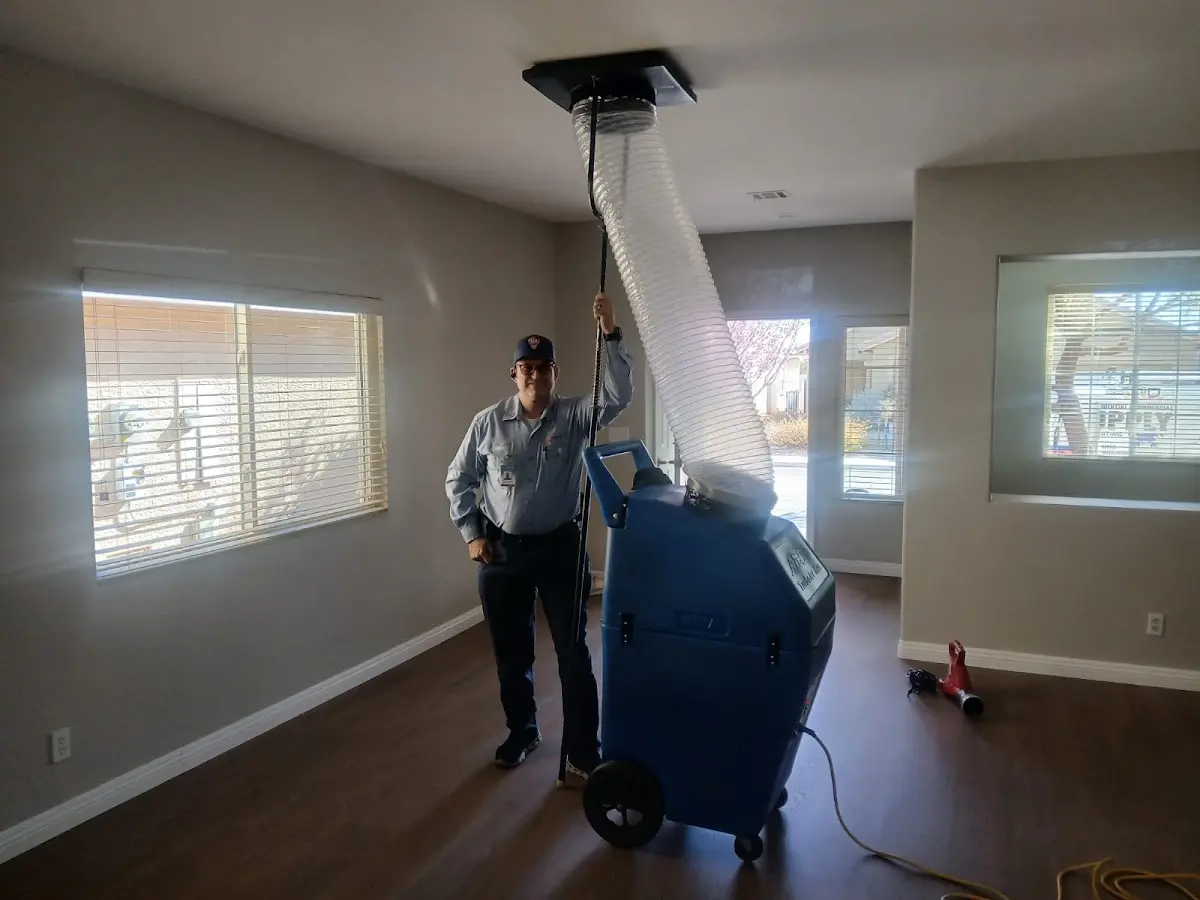 Professional Dryer Vent Cleaning work inside a Mililani Town home